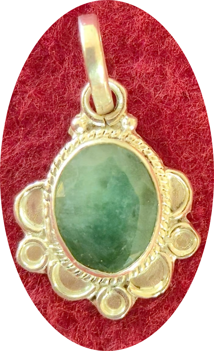 Panna Silver Pendant